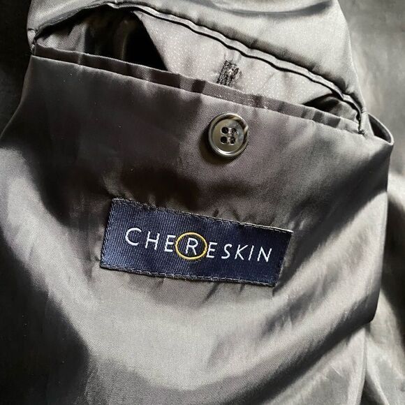 Chereskin Trench Coat Jacket Cashmere Blend Mens 48 L Professional Lined Long - Picture 13 of 15